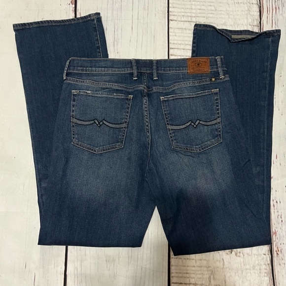 LUCKY BRAND JEANS “Sweet n Low” bootcut denim pants Vintage Y2K size 12 31 EUC - Picture 3 of 16